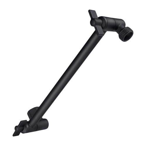 Pocoiau Brazo De Ducha Ajustable De Repuesto De Acero Inoxidable Cabezal De Ducha Tipo Lluvia Brazo De Extensión Soporte De Altura Ajustable Varilla De Extensión para Rociadores Superiores De Ducha