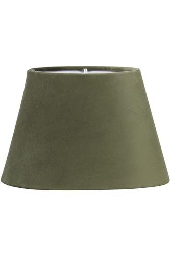 PR Home of Scandinavia Lampenschirm Oval Samt grün 25 cm