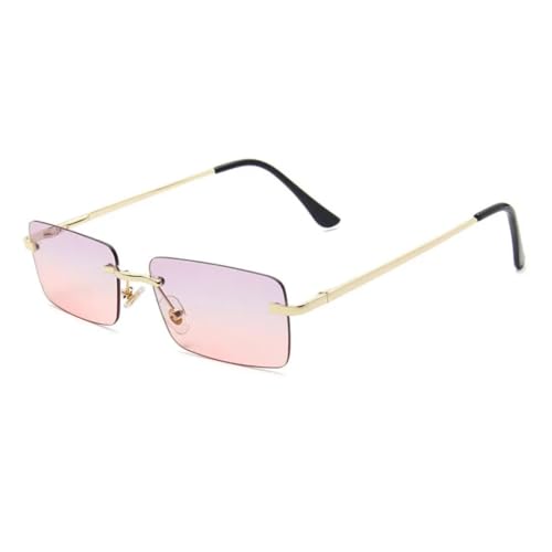 Lunettes de soleil UV400 à verres océan clairs et sans monture