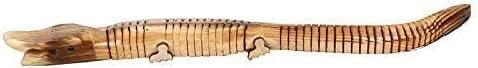 Miniatura 3 de Juguete de cocodrilo de madera para niños Juguete único y antiguo para el hogar