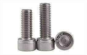Image of Rely⇒VP INDUSTRIES (Pcs-25) M6X16 mm Socket Head Cap Head Cap Screw Allen Bolt Stainless Steel 304| Allen Socket Head Cap Screw with Allen Key 1 Pc