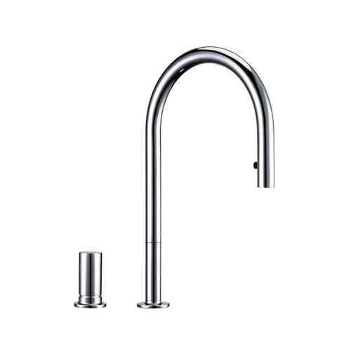 Grifo de cocina gunmetal con manguera extensible para encimeras modernas 3