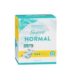 Protegeslip normal plegado Suave Caja 28 ud. Pack 2