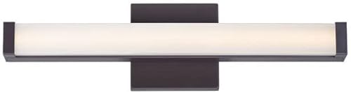 Maxim 52000BZ Spec Collection - Lámpara LED regulable de 18 pulgadas para tocador de baño, I 3500 K, bronce, moderna y contemporánea, perfecta para