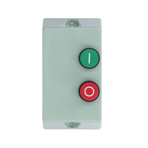 Fayelume LE1D09M7 Magnetic Switch, IP55 7 10A Starter Electric Motor, 220-230V Single Phase Electronic Components, for Air Compressors Water Applications
