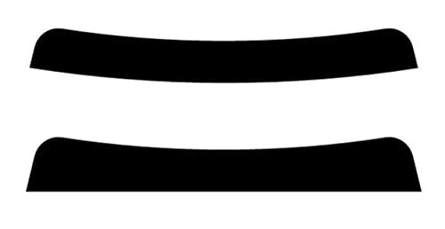 True Line Automotive Precut Window Tint Kit Compatible with Chevrolet Impala Sedan 2006-2013 5% Sun Visor Only