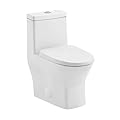 Swiss Madison Well Made Forever SM-1T277, Sublime II One-Piece Round Toilet, 10" Rough-In 1.1/1.6 gpf