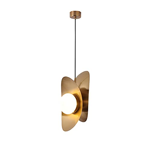 Lustre concis en lingot en or G9 suspension créative au style nordique