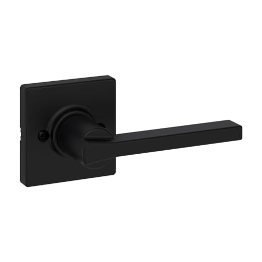 Kwikset Casey Non-Functioning Dummy Door Lever in Matte Black