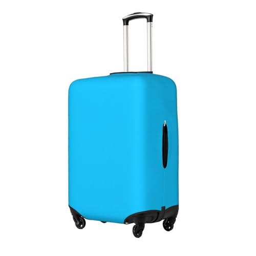 Luggage Cover - Travel Suitcase Protector Solid color light blue Anti-Scratch Sleeves for Adult Suitcases X-Large (18-32 In)2