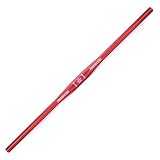 Manillar Bici MTB Φ31.8mm*700/800mm Plano Bar Extra Larga Bicicleta Aleación De Aluminio Manillar De Bicicleta De Montaña Bicicleta De Carretera Downhill (Color : Rot, Size : 800mm)
