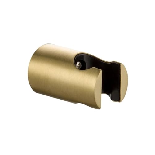 Soporte de mano de acero inoxidable para rociador de bidé de inodoro, soporte de cabezal de ducha, soporte de barra de pared, soporte de abrazadera ajustable (dorado-2)