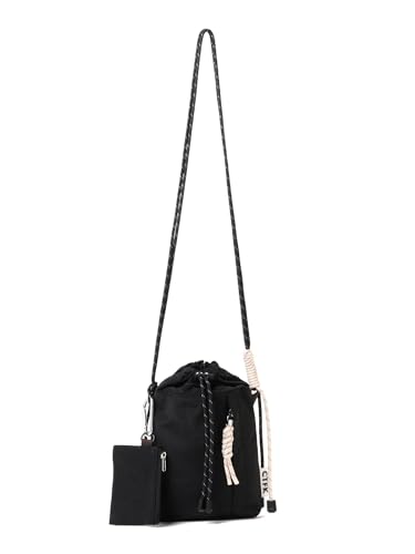 [レイビームス] キャンパス・バッグ CTRL FREAK ナイロン ハンディ ショルダー レディース ブラック ONE SIZE