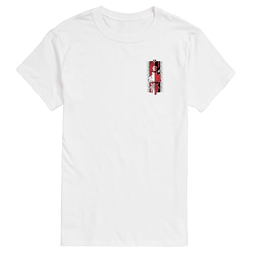 HYBRID APPAREL - Pokémon - Red & Black Theme - Psyduck, Snorlax & Gengar - Men's Short Sleeve Graphic T-Shirt