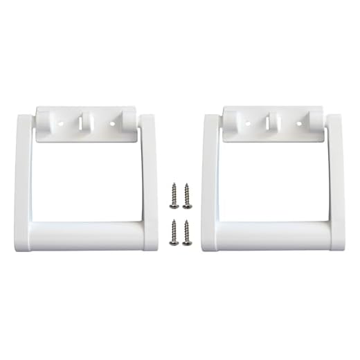 JSP Manufacturing White Aftermarket Plastic Igloo Cooler Replacement Handles for 25-72 qt Coolers 21023 (2)
