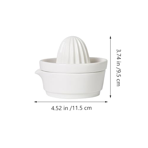 Exprimidor manual de cerámica con separador de pulpa para cítricos 3