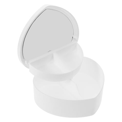 Abaodam Herzförmiges Schmuckkästchen mit Spiegel