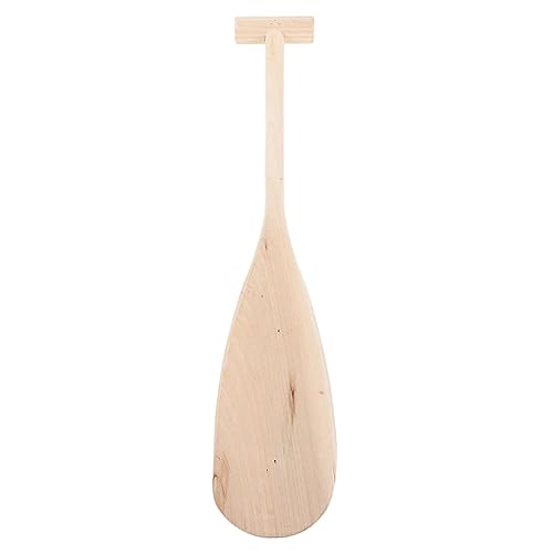 OSALADI Wooden Canoe Paddle Lightweight Handmade for Kayaking and Boating Ergonomic Design for Rafts and Water Sports Enthusiasts