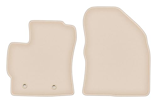 Tapis de voiture Toyota Verso tapis auto velours beige avant