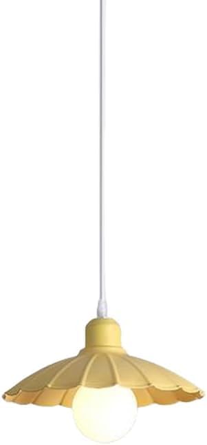 Lámpara colgante individual de metal nórdica con casquillo E27 para sala