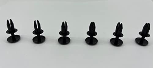 Tailgate Molding Protector Spoiler Cap Clips Replacement Rivets (Pack of 6) for 2009-2018 Dodge Ram 1500 2500 3500