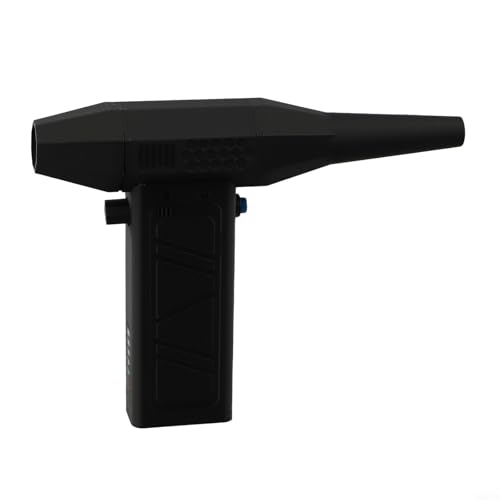 Aprilsunnyzone Para ventilador turbo, 140,000 RPM 62 m/s, sin escobillas, recargable de mano para quitar la nieve, control sin esfuerzo, batería recargable de 4000 mAh