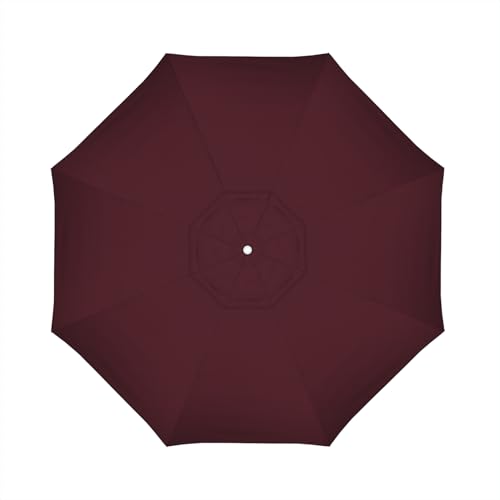 California Umbrella Replacement Canopy Cover in Pacifica Burgundy Umbrella, 11' Round