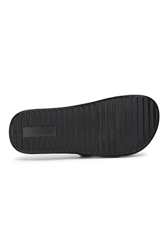 Image of Peter England Men's Black Flip Flops Slipper