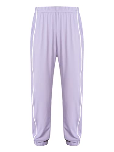 Kids Boys Girls High Waist Workout Pants Jogger Sweatpants Casual Sport Trousers with Pockets