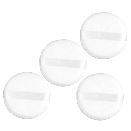 WOFASHPURET 4pcs Large Fluffy Body Powder Reusable Makeup for Loose Powder Application and Practical Cosmetic Tools for Effortless Powdering