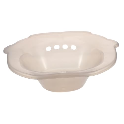 CLISPEED Sitz Bath Basin para Postparto y Hemorroides Bañera Portátil para Inodoro con Diseño Ergonómico para Perineal y Cuidado Femenino Material Resistente y Seguro