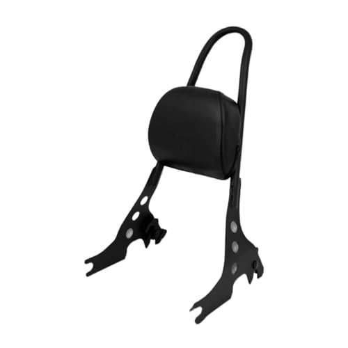 Appui-dos de passager amovible moto noir avec sissy bar rack pour Sportster 48 72 Iron