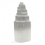 Pachamama Essentials Selenite Tower 4' Tall Skyscraper Healing Crystal Stone Reiki Meditation Energy Protection
