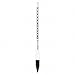 Vee Gee 6602-7S Specific Gravity Short Hydrometer, 1.000 to 1.070 Specific Gravity Range, 0.001 Subdivision, 165 mm Length, 60 Degree F Standard Temperature