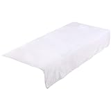 Spa Bed Sheets Soft Warm Massage Table Cover Plush Fitted Sheet for Massage, 120x200cm No Hole