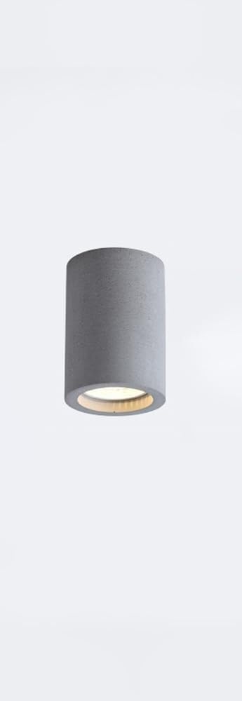 XBTGS Faretto industriale minimalista da soffitto, illuminazione in cemento per interni, faretti direzionali GU10 ghts per camera da letto, cucina, isola, corridoio, soggiorno, grigio, grigio