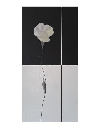 Œuvre d'art signée Françoise Souriau, tableau peinture acrylique haut de gamme 60x30 cm