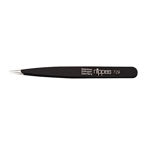 Solingen Germany Steel Pointed Tweezers #729 9.5cm by Nippes