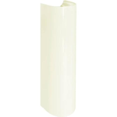Dianhydro Colonne de lavabo sanitaire en céramique Eco Champagne H 68 cm, Évier, Grille,...