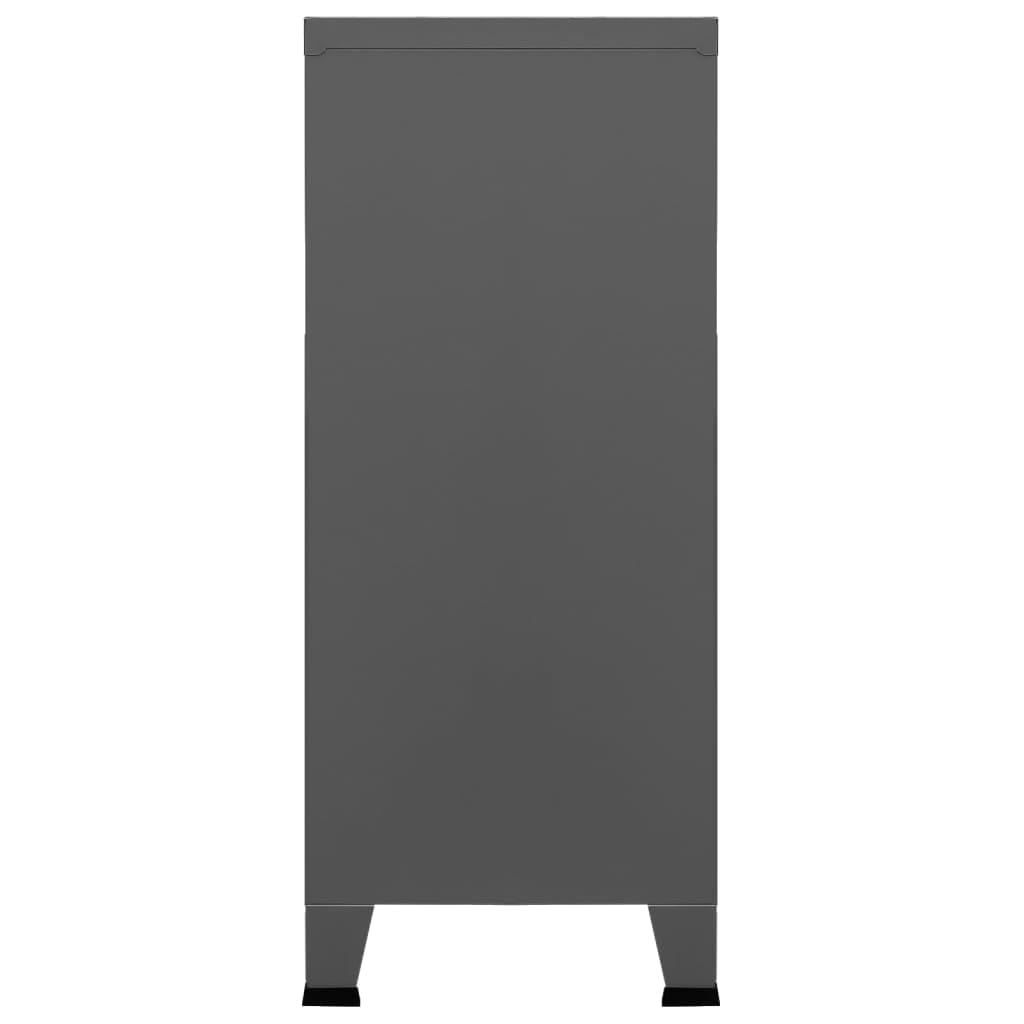 vidaXL Classificatore Industriale Antracite 90x40x100 cm in Acciaio