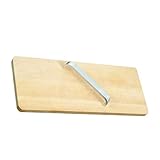 PartyKindom 1 Stück Teigschale Teigmaschine cutting boards kitchen tools nudelholz teigroller noodle maker Massivholzplatte Teigplatte für die Küche Schneidebrett für Teig Rostfreier Stahl