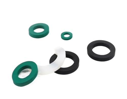 H3mm M3-8mm �����b�V���[�K�X�P�b�g NBR VMQ FKM EPDM �t�b�f���j�g�����S���V���R�[���V�[�����b�V���[�Ԕ� O �����O(NBR-Black,ID5xOD10xH3mm)