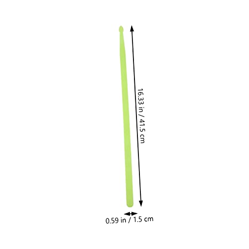 Baquetas Fluorescentes Led Color Verde Nylon 41.5 cm miniatura 2