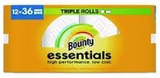 Essentials Select-A-Size Kitchen Roll Paper Towels, 2-Ply, 5.9 x 11, White, 162 Sheets/Triple Roll, 12 Rolls/Carton