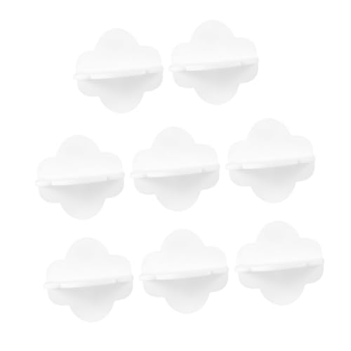 BAZEITFLOW 8個 防?倒固定器 自己粘着式 家具用壁固定具 耐摩耗素材 転倒防止 テレビ台 靴箱 書棚対応 コンパクト軽量収納簡単 強化用