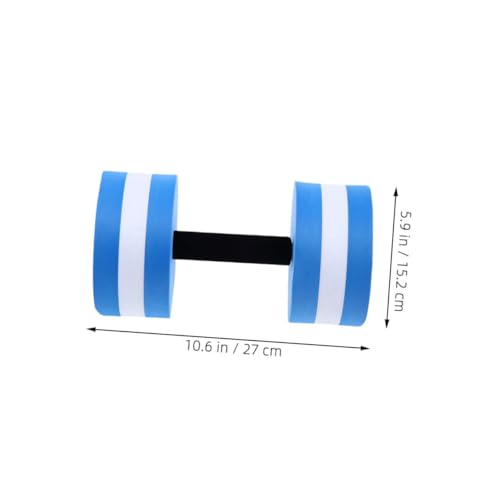 Dumbbells flotantes de espuma eva para ejercicio acuático 2 pcs miniatura 2