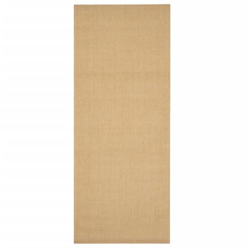 Genérico Alfombra de sisal Natural 80x200 cm,Casa y jardín,Decoración,Alfombras,Marrón,4.45 kg,136306