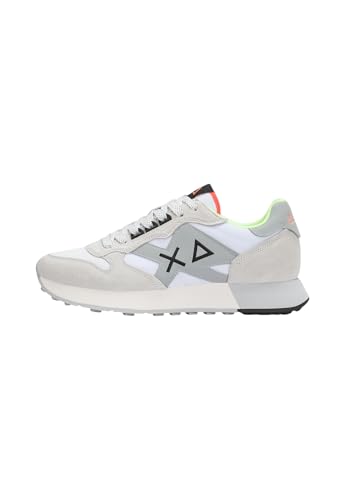 Baskets basses en cuir homme SUN68 Z36117 chaussure mode urbaine