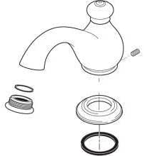 Amazon.com: Delta RP41884 Spout Assembly for 54778, Chrome : Everything ...