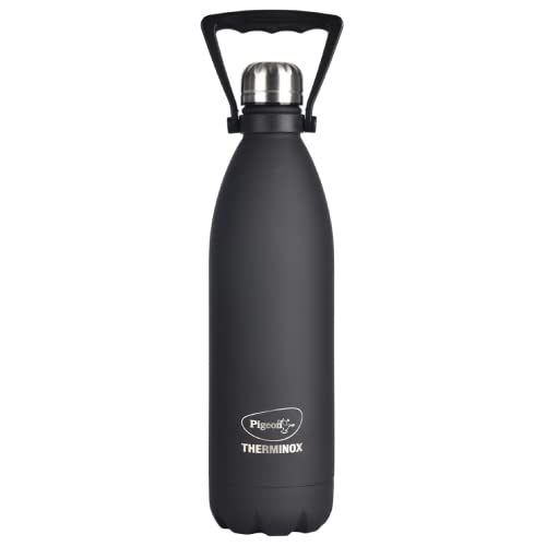 See full amazon price history chart for Pigeon by Stovekraft Aqua Galaxy Stainless Steel Double Walled Leak Proof Thermos Water Bottle with Copper Coating Inside for Better Hot and Cold Retention 1000 ml (Black) (1 Year Warranty) Pigeon by Stovekraft Aqua Galaxy Stainless Steel Double Walled Leak Proof Thermos Water Bottle with Copper Coating Inside for Better Hot and Cold Retention 1000 ml (Black) (1 Year Warranty) (B0BHSGND9N) Amazon Price History, Amazon Price Tracker